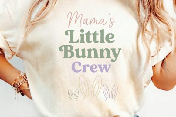 Celebrate Easter with Adorable Mama’s Little Bunny Crew T-Shirt Design