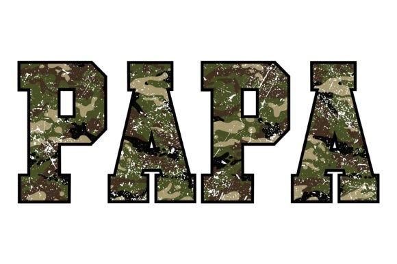 Honoring Service: The Camo Papa Military Father Design Explained