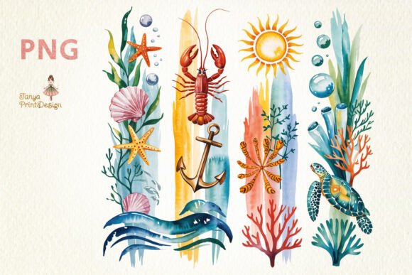 Ocean Brushstroke Summer Design: Capture Coastal Vibes